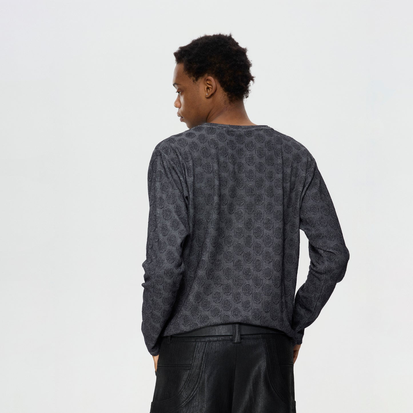 Polka Dot Stretch Long Sleeve