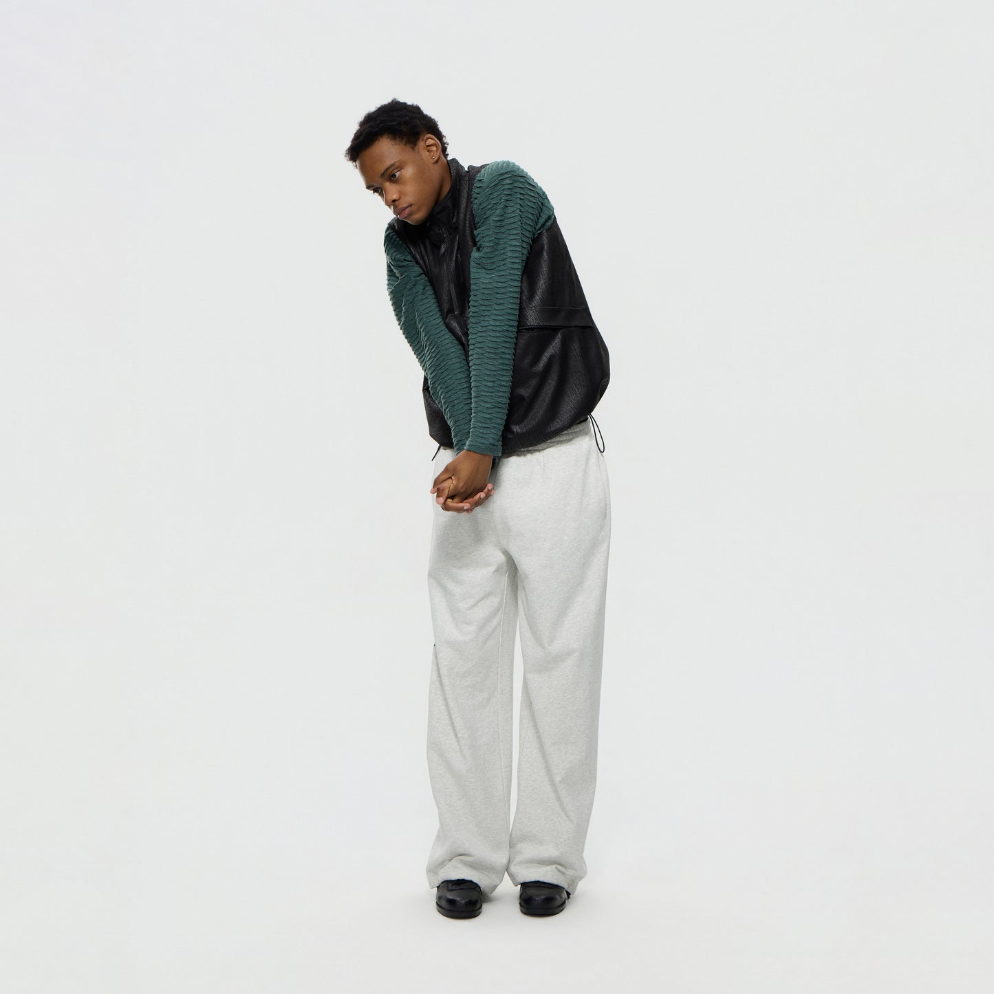 No Seam Adjustable Wide Sweatpants