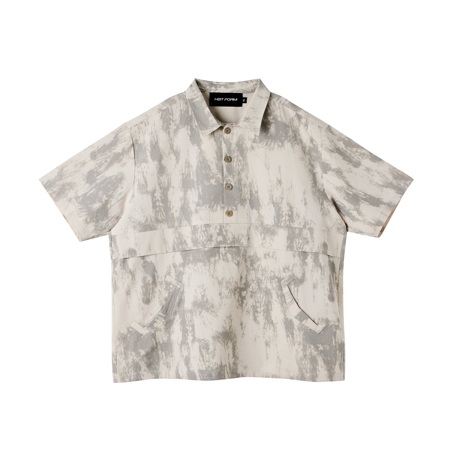 Half-Placket Panel Short Sleeve Tee