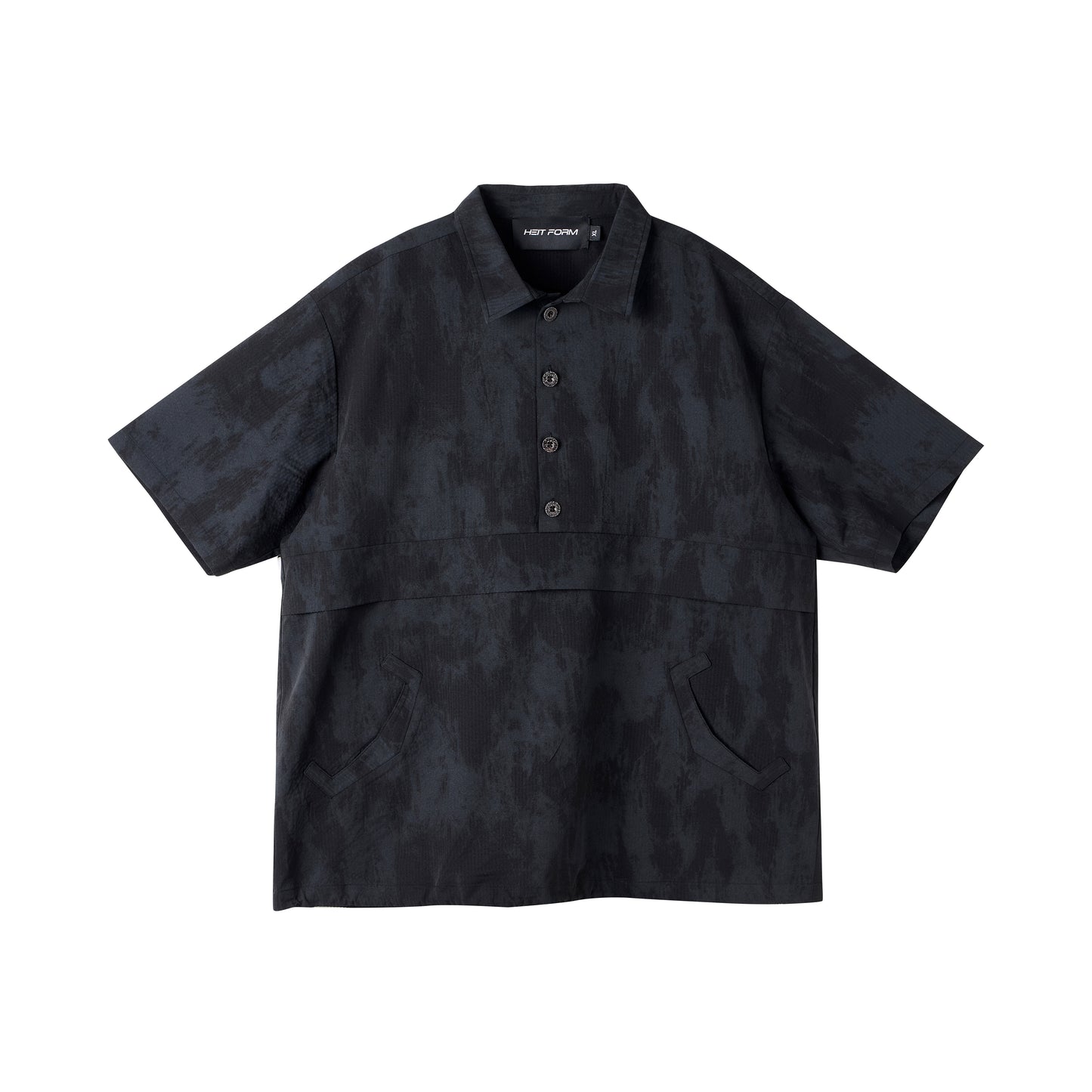 Half-Placket Panel Short Sleeve Tee