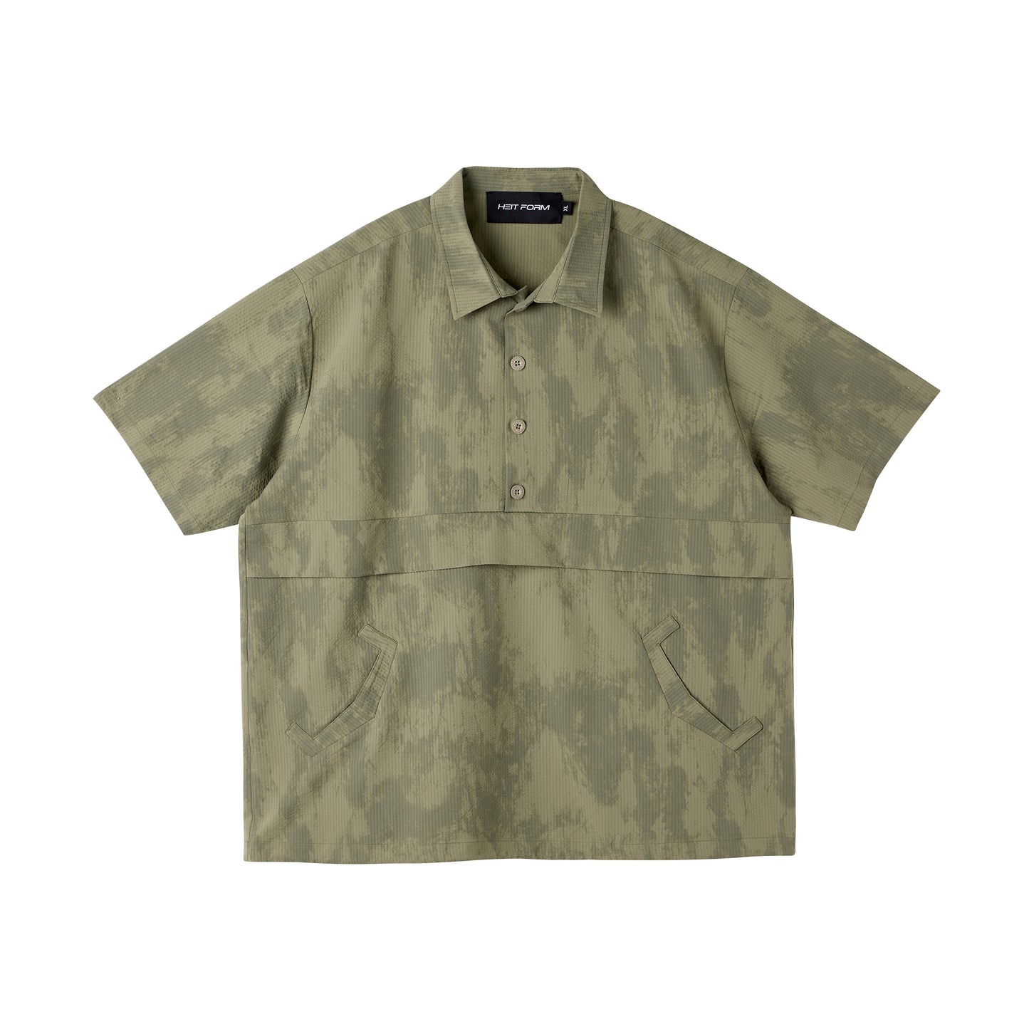 Half-Placket Panel Short Sleeve Tee