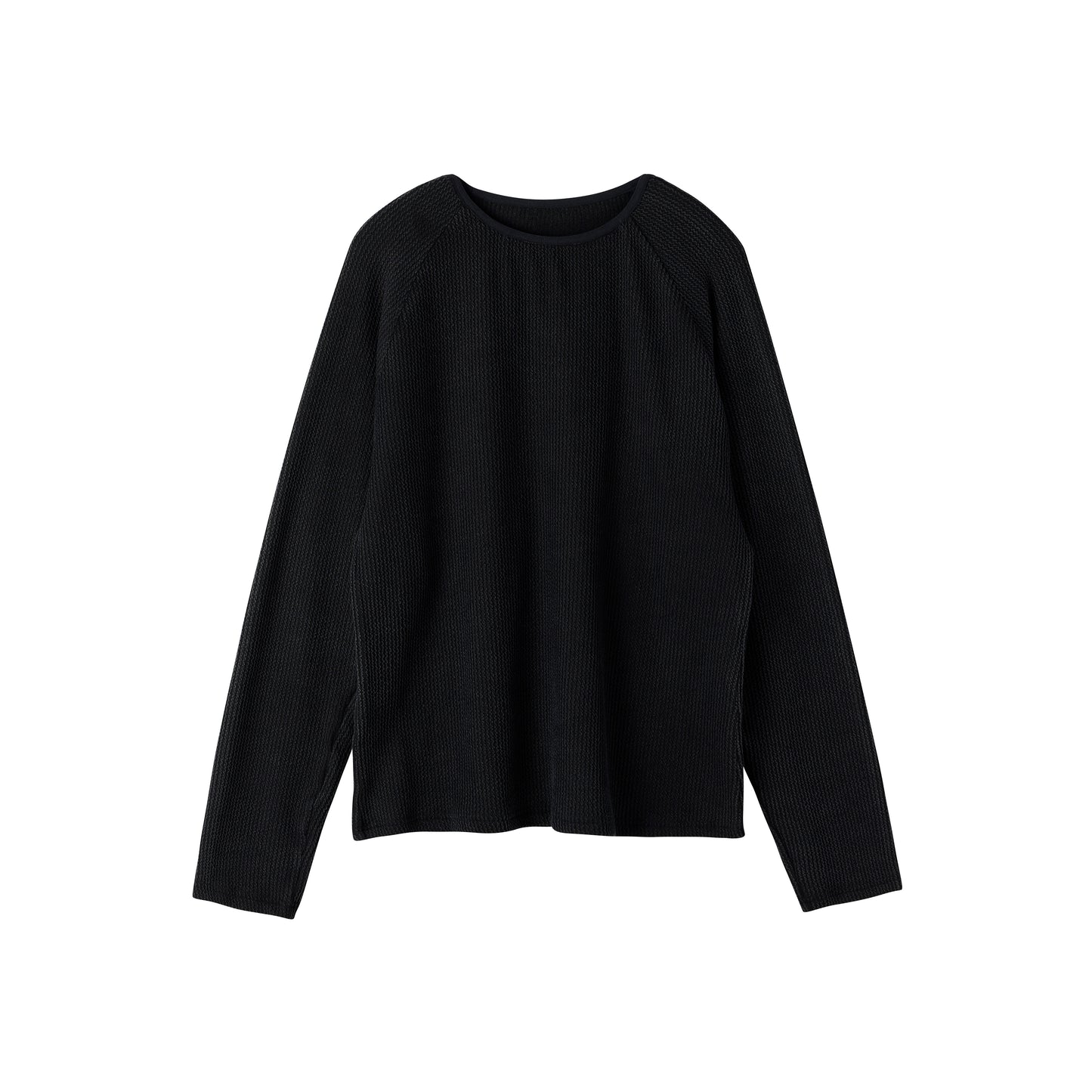 Stretchy Rib Raglan Long Sleeve