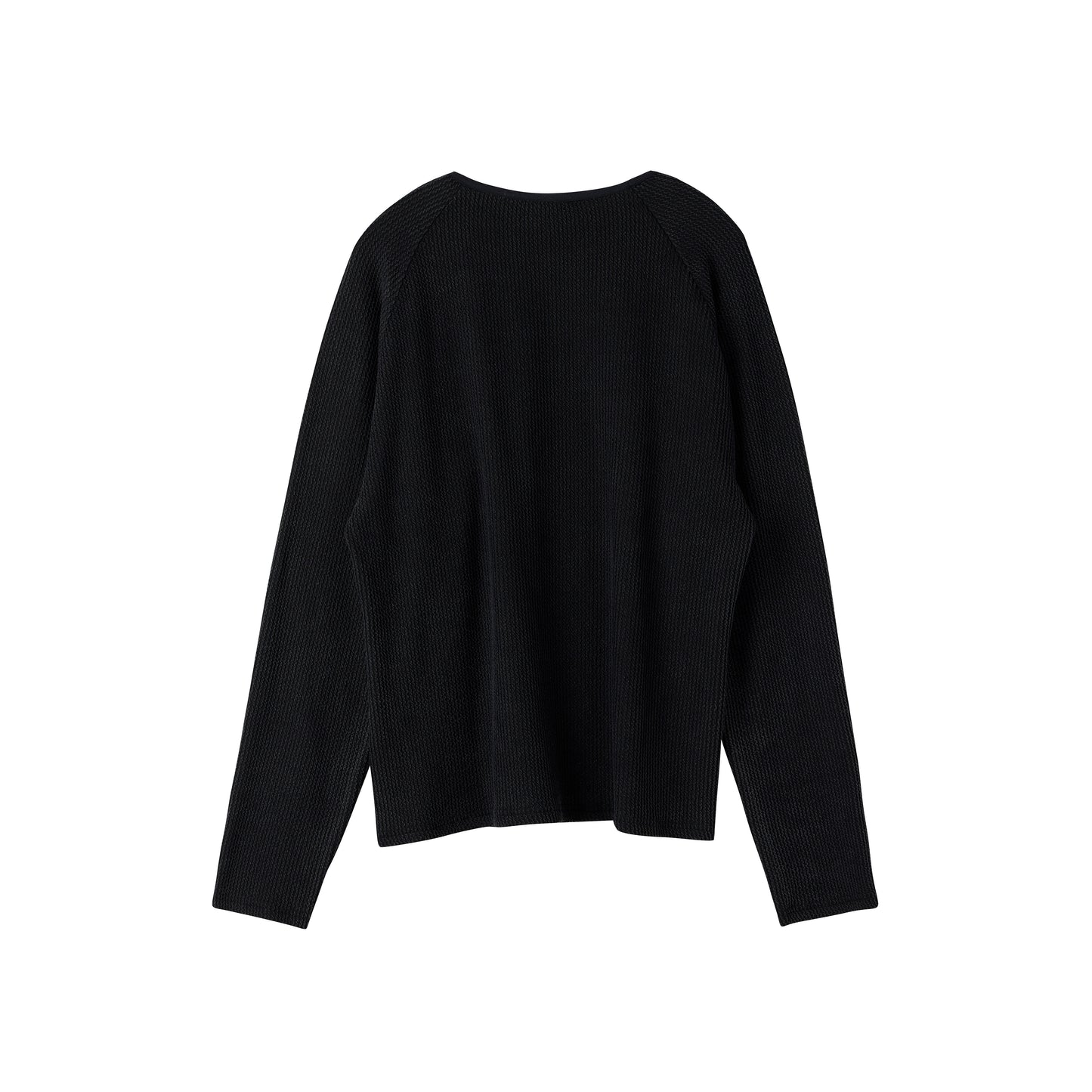 Stretchy Rib Raglan Long Sleeve