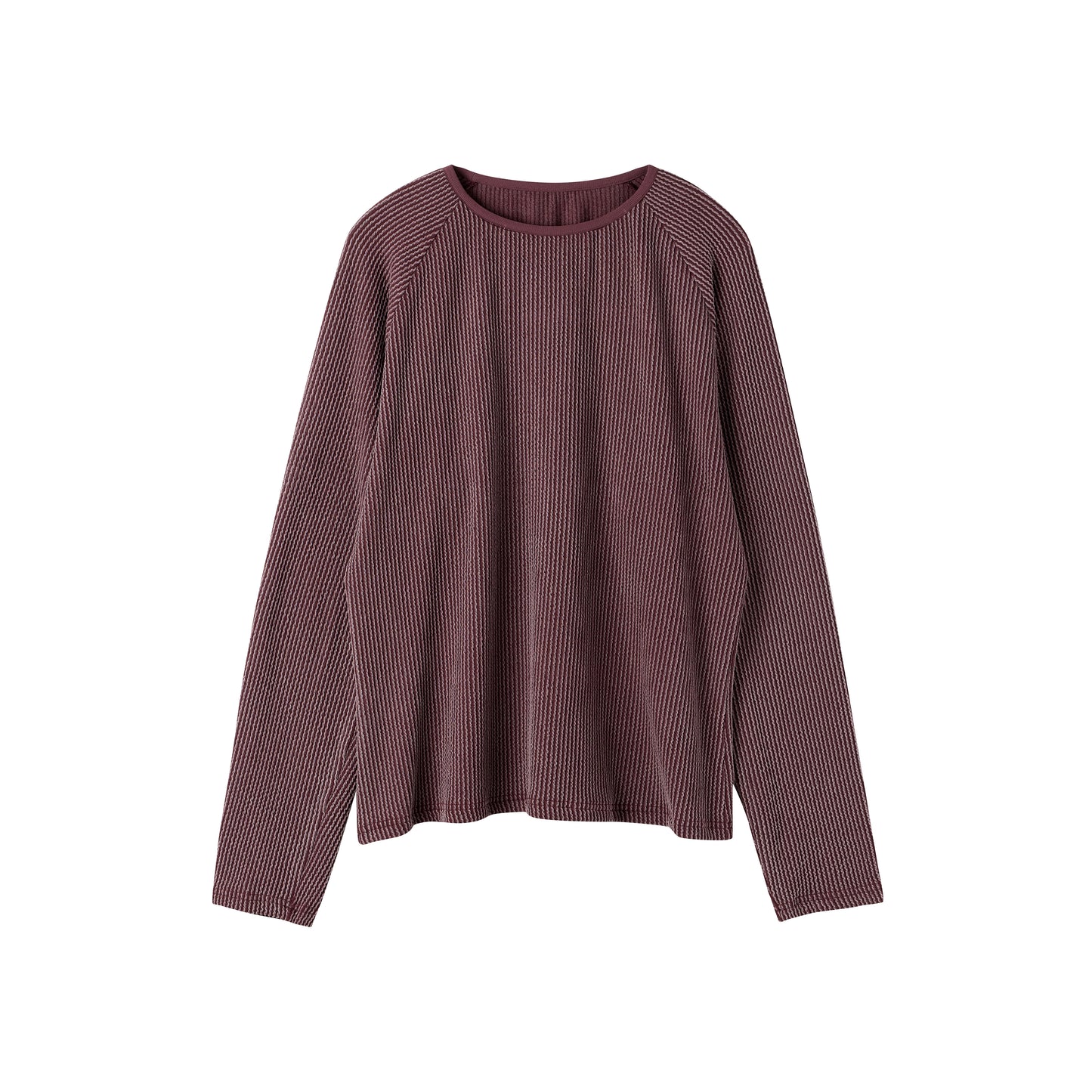 Stretchy Rib Raglan Long Sleeve