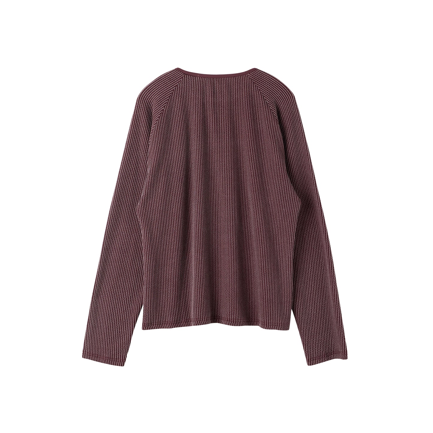 Stretchy Rib Raglan Long Sleeve