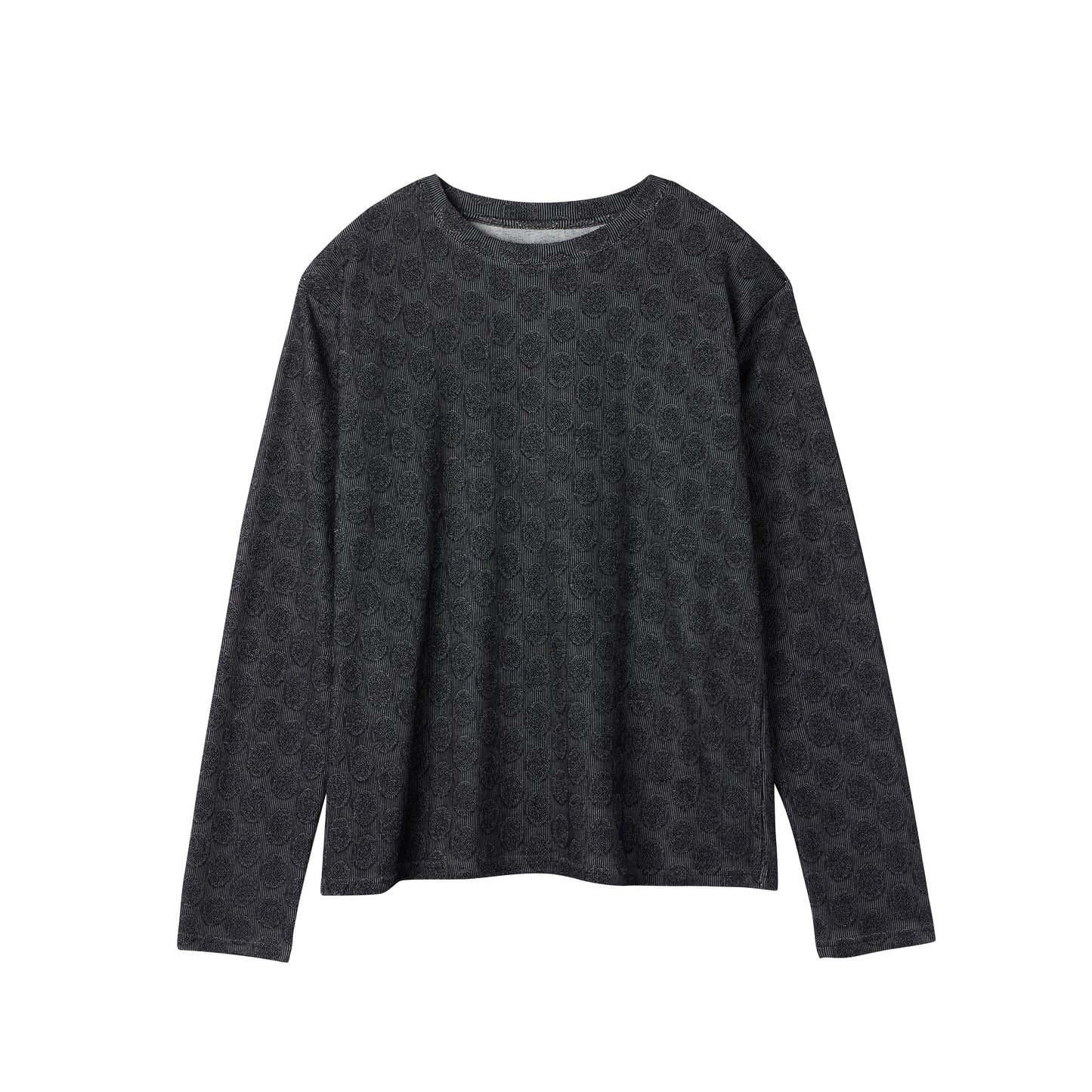 Polka Dot Stretch Long Sleeve