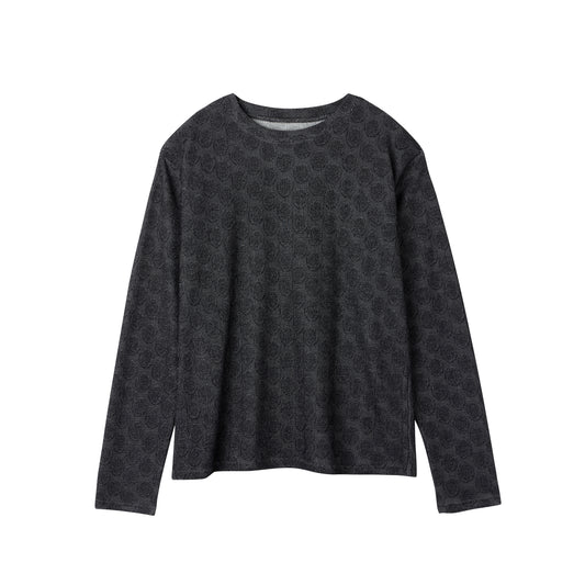 Polka Dot Stretch Long Sleeve