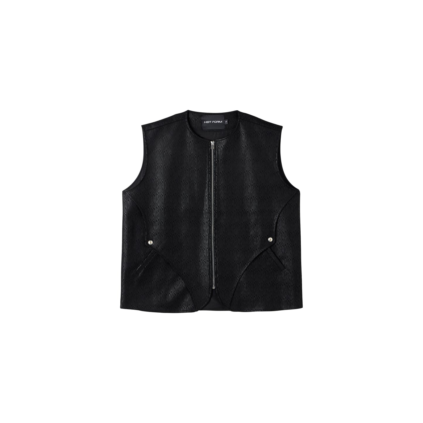 Double Flap Cropped Vest