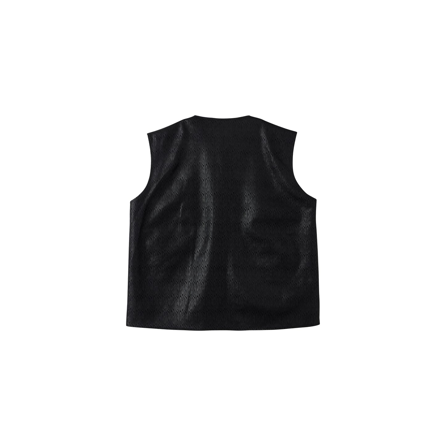 Double Flap Cropped Vest