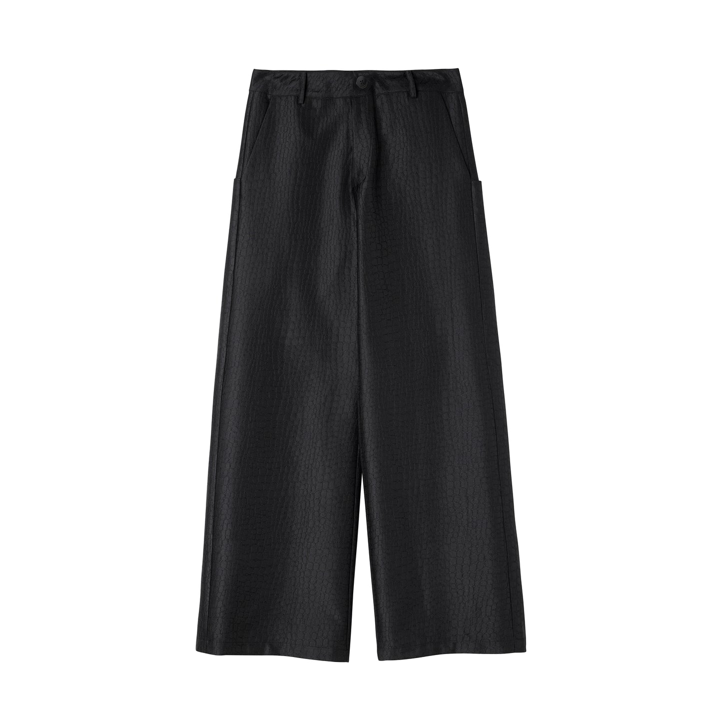 Cracked Wide Pants