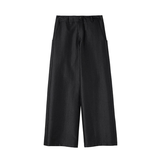 Cracked Wide Pants