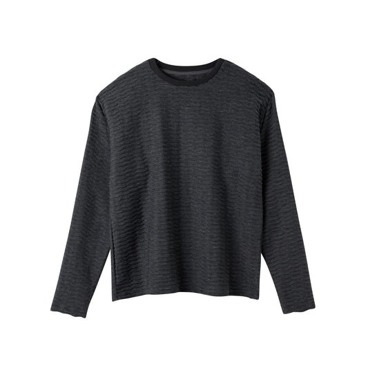 Ripple Crinkled 3D Long Sleeve